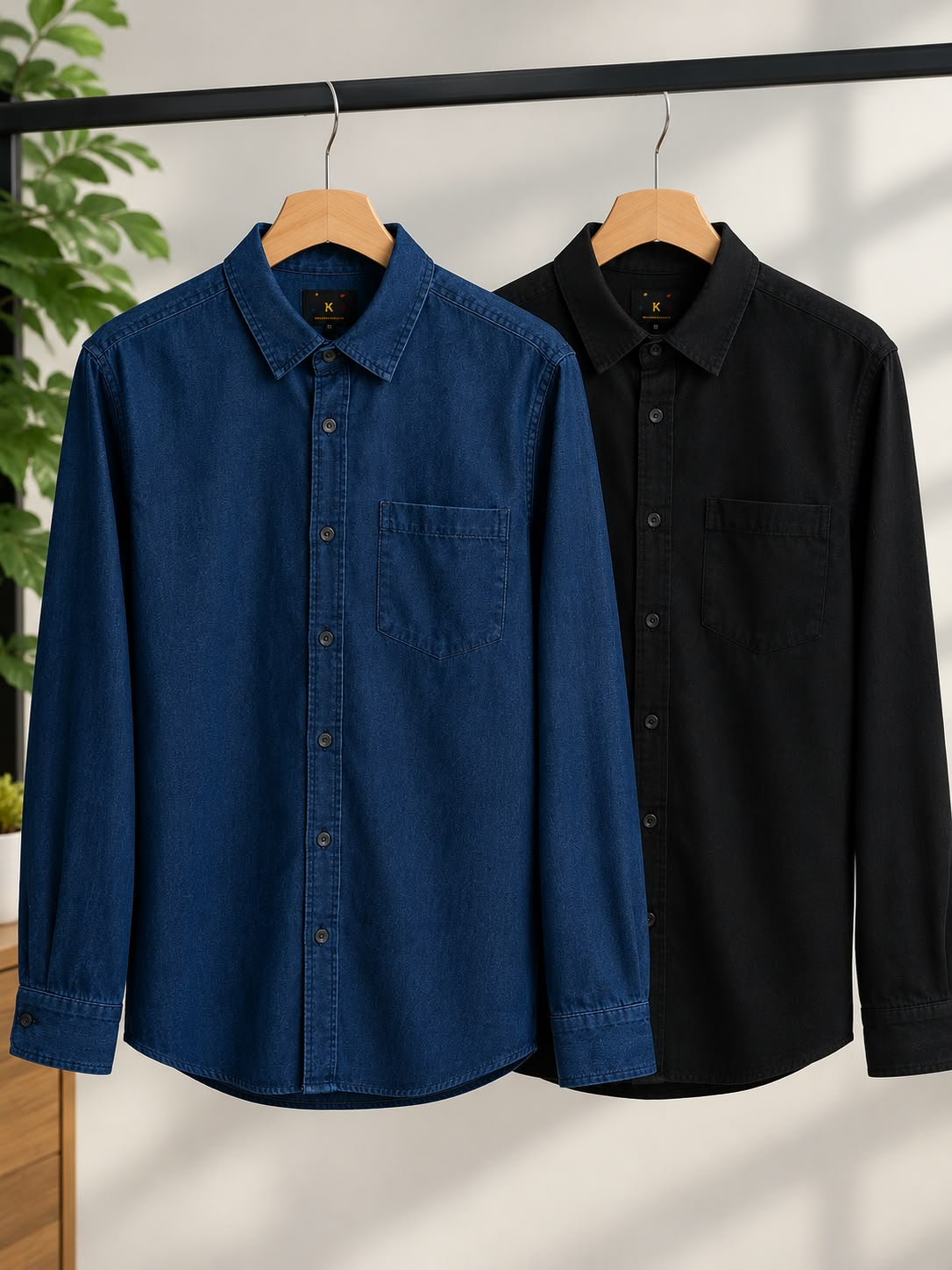 Men’s Premium Denim Shirts Combo