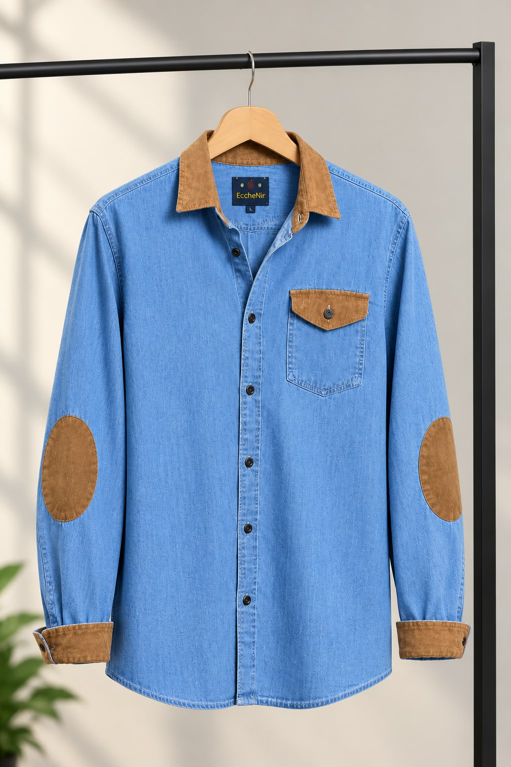 Men's Premium Western Denim Shirt