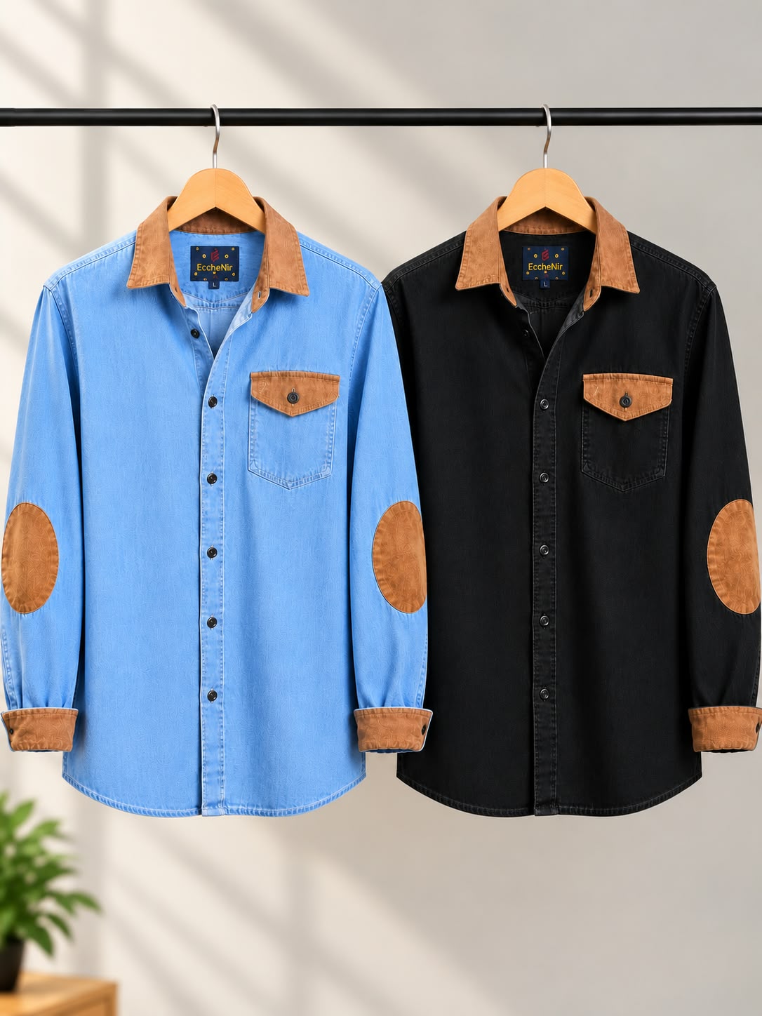 Men's Premium Western Denim Shirts Combo