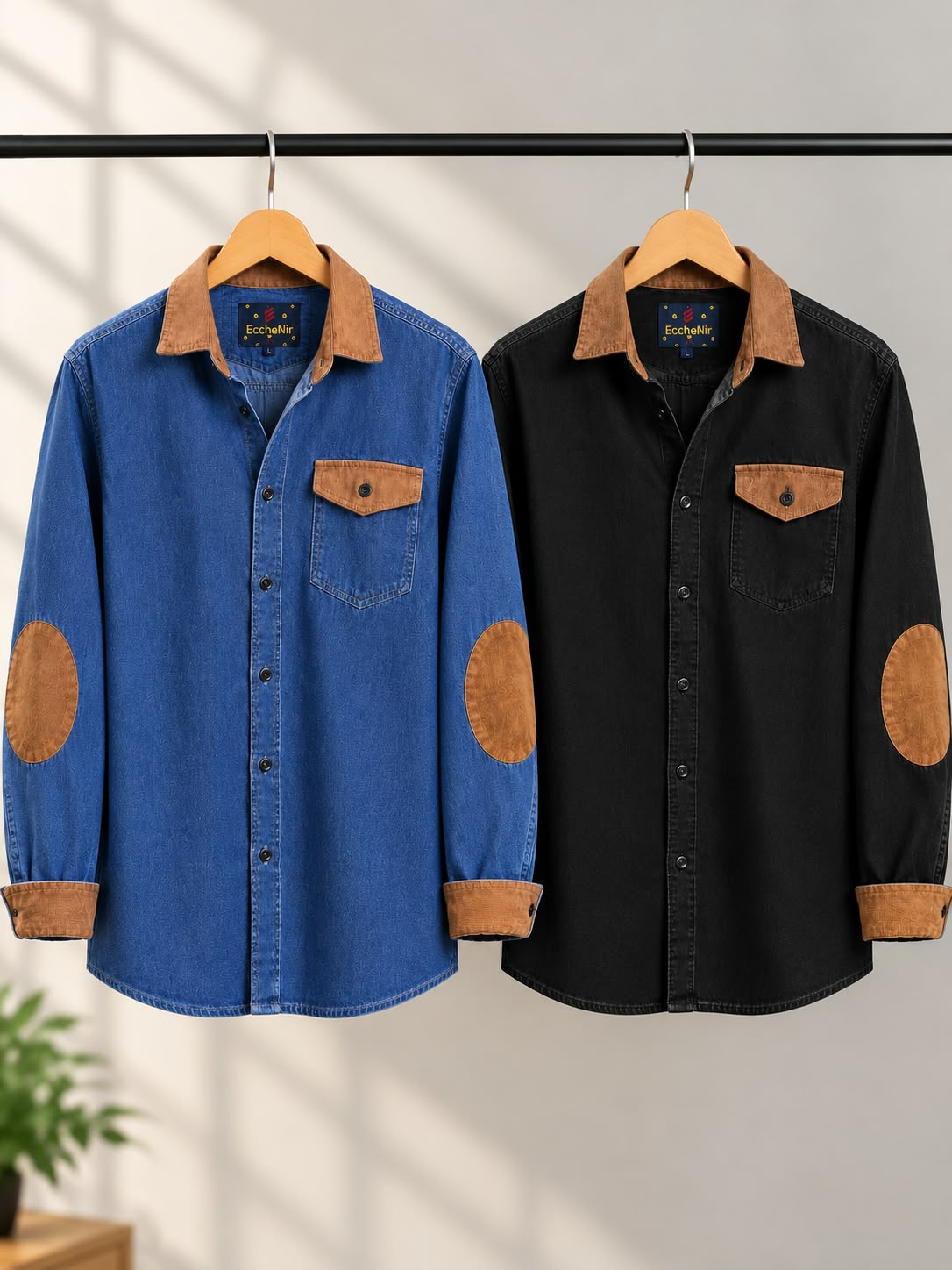 Men's Premium Western Denim Shirts Combo